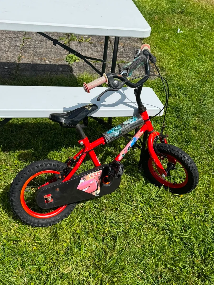 Kids Red Bike – Lightning McQueen - Image 1