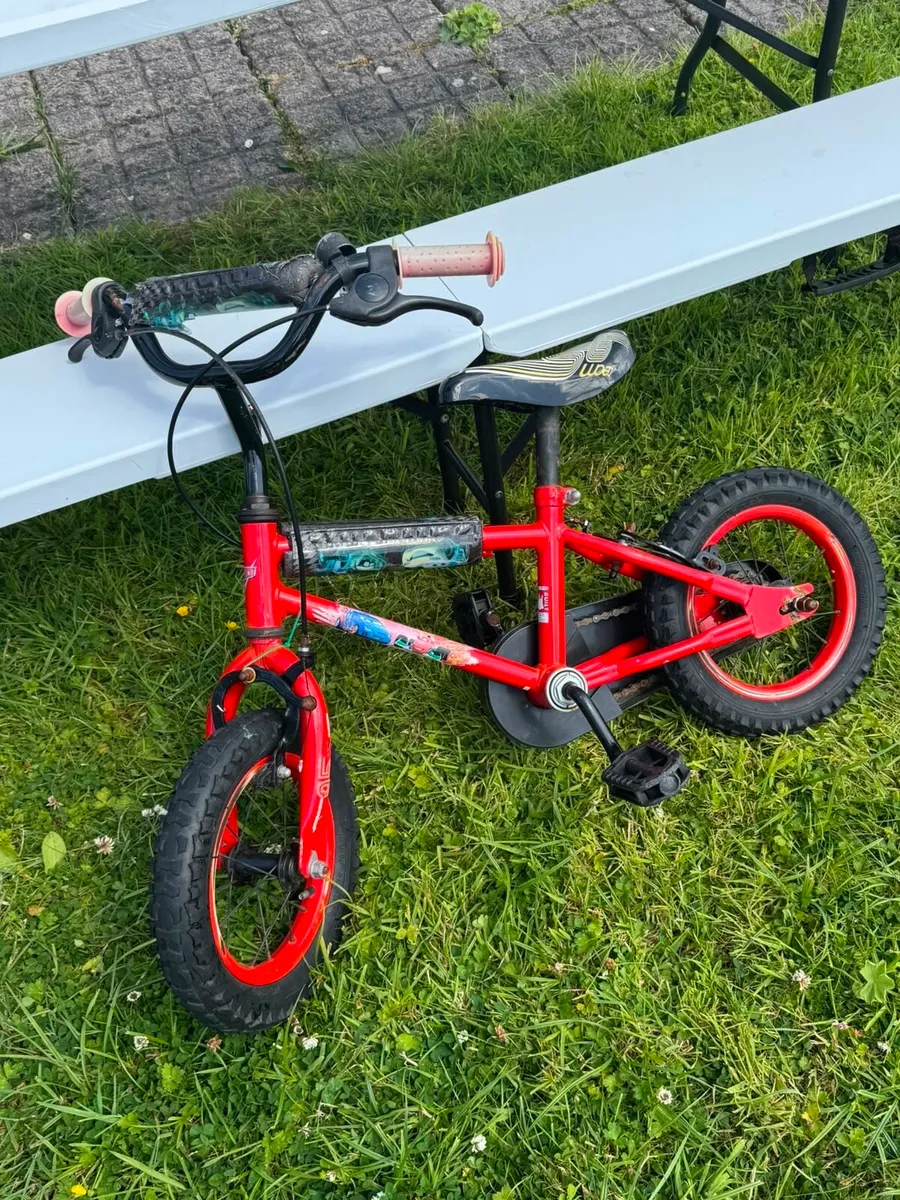 Kids Red Bike – Lightning McQueen - Image 2