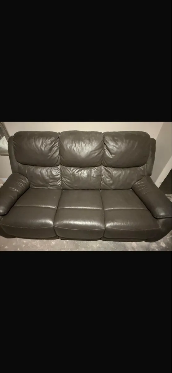 Leather couch