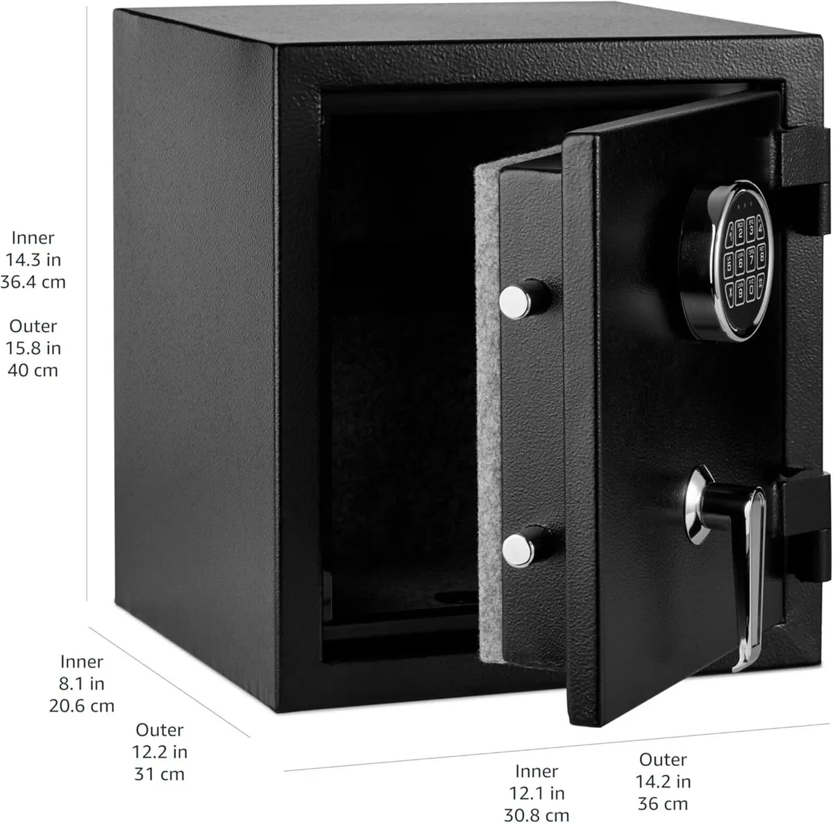 Basics Fire Resistant Security Safe - Image 3