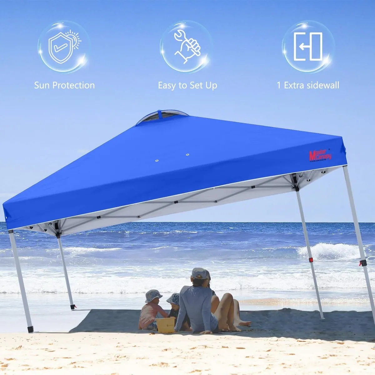 Durable Ez Pop-Up Gazebo Tent with 1 Sidewall - Image 3