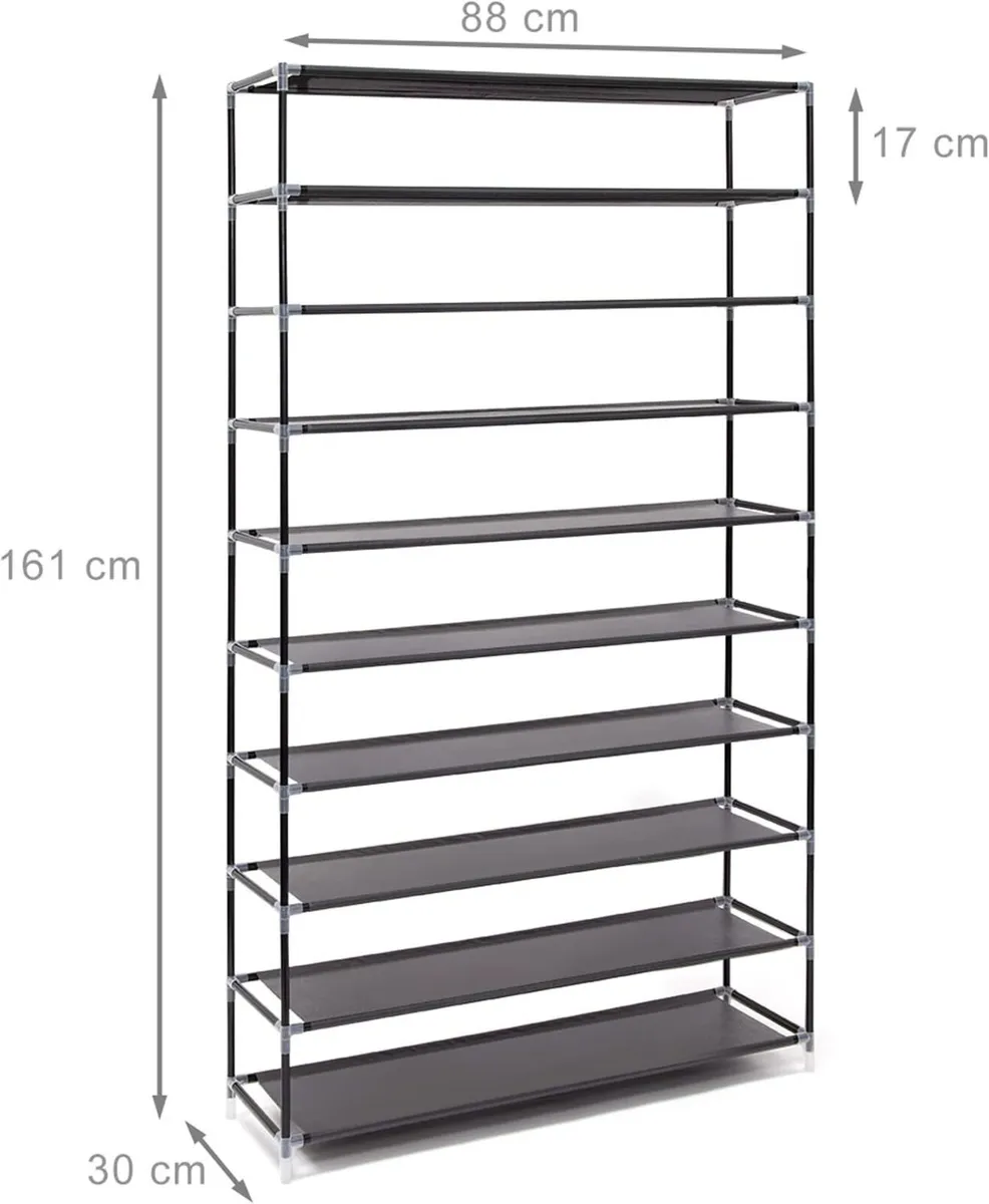 Valentin Shoe Rack Storage Unit 161x88x30CM - Image 3
