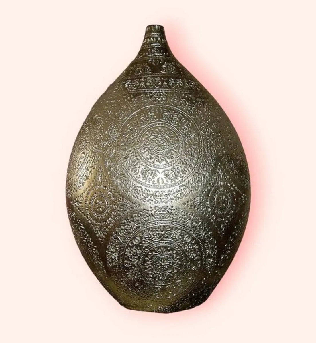 Vintage Harrods Etched Teardrop Vase - Image 4