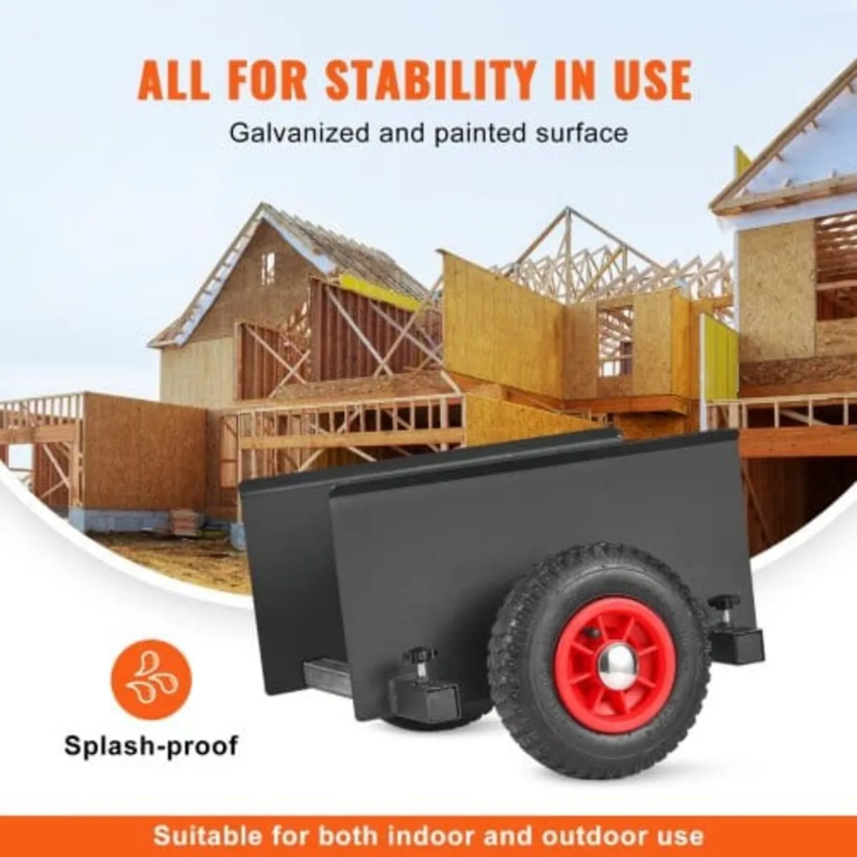 Panel Dolly 272 kg Drywall Door Cart Dolly with 20 - Image 2