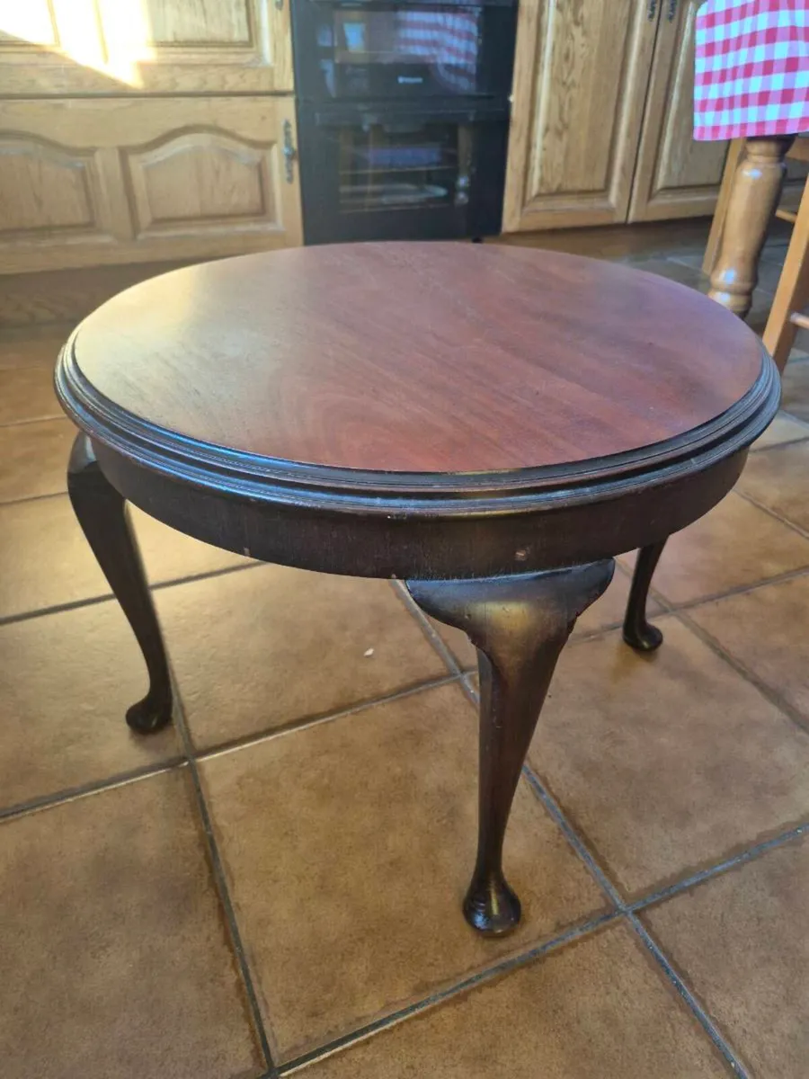 Mahogony Round Small Table
