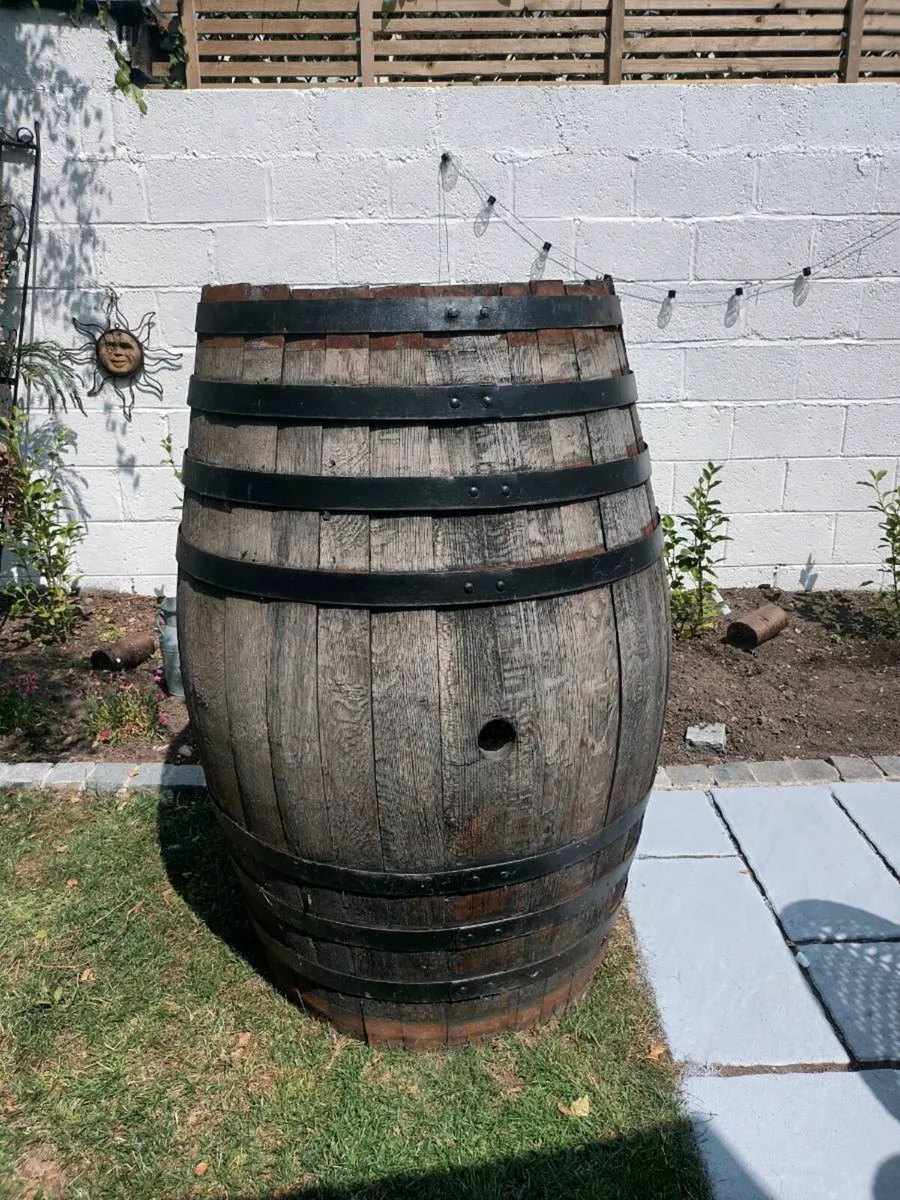 Whiskey Barrel Hot Tub - Image 1