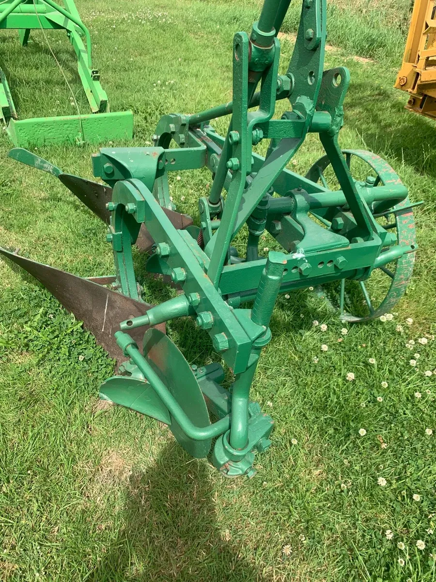 Pierce 2 furrow plough with depth wheel - Image 1