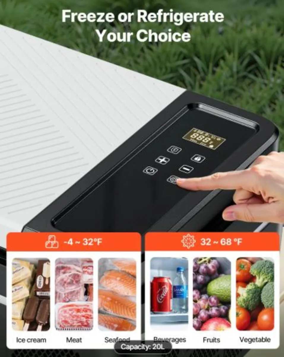 Car Refrigerator, DC 12/24V AC100-240V Compressor - Image 4