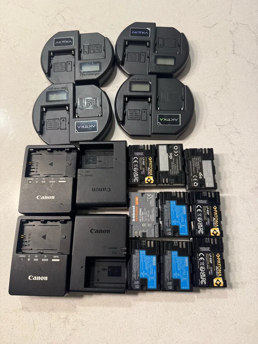 Canon camera battery and Sony np-f fast charger - Image 2