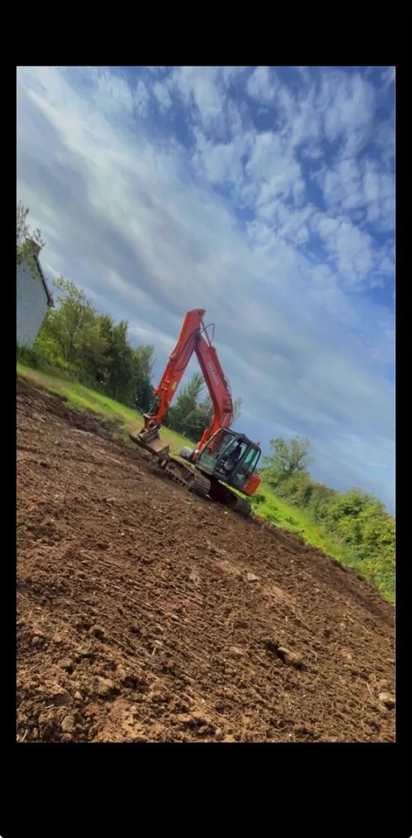 Mini Digger hire with driver - Image 3