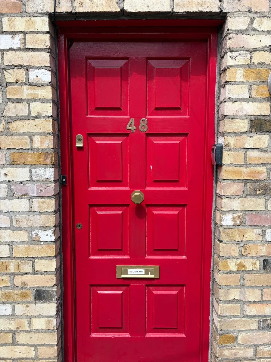 Solid wood front door - Image 1