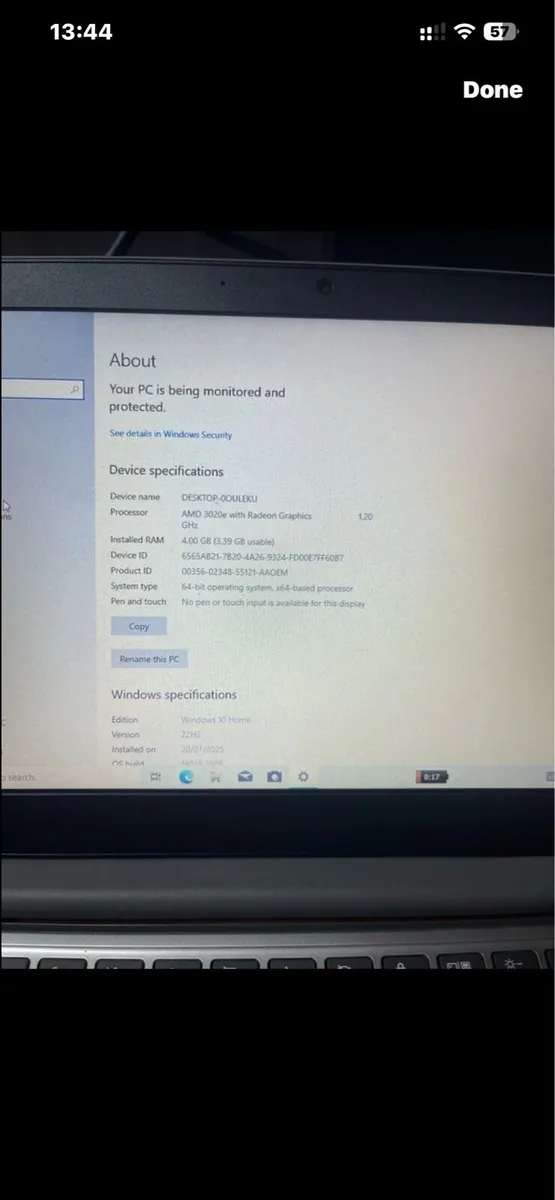 Lenovo notebook 4gb ram 64gb storage - Image 2