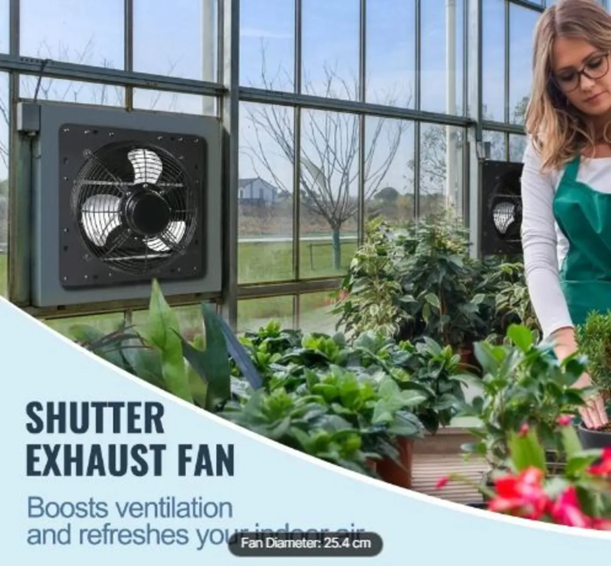 Shutter Exhaust Fan, 254mm - Image 2