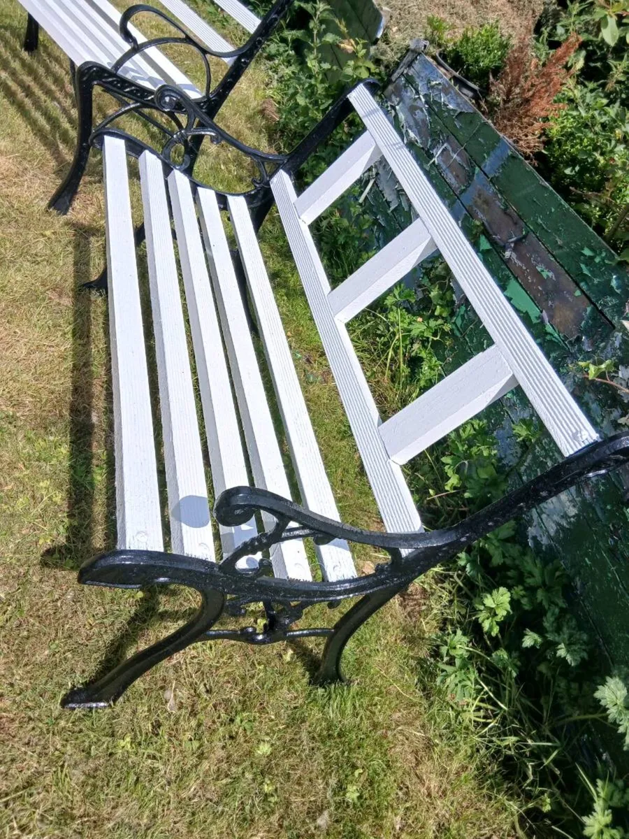 2 Garden Benches - Image 2