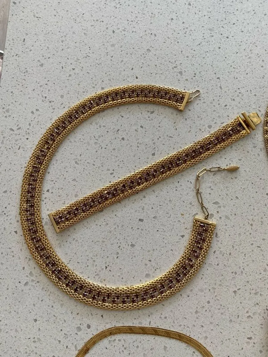 necklace and bracelets costume jewellery Egyptian - Image 3