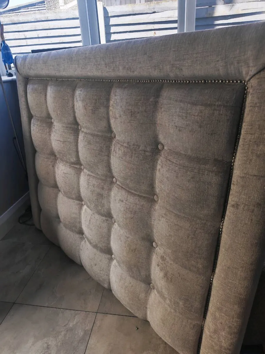 Head Board, Silver 5ft - Image 2