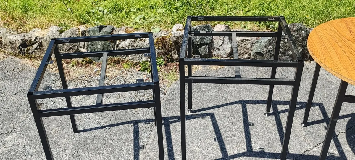 Small Metal Frame Tables - Image 2