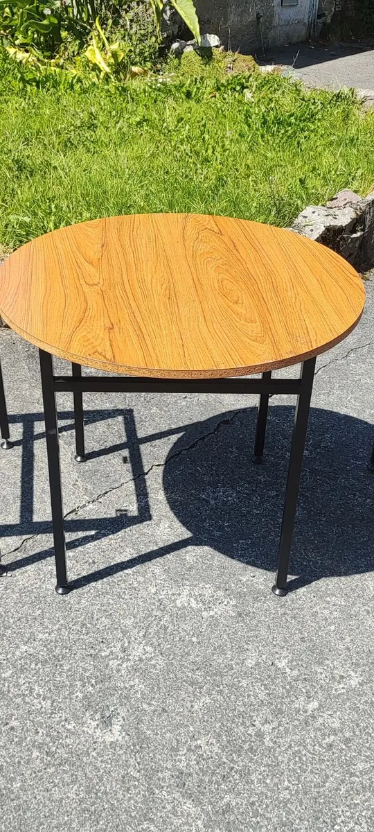 Small Metal Frame Tables - Image 4