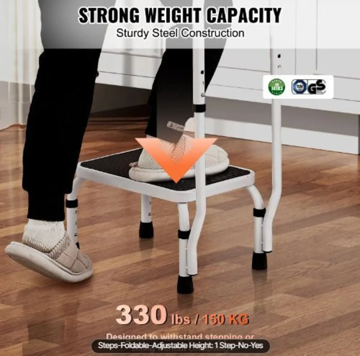 Step Stool 1-Step 150KG Capacity - Image 4