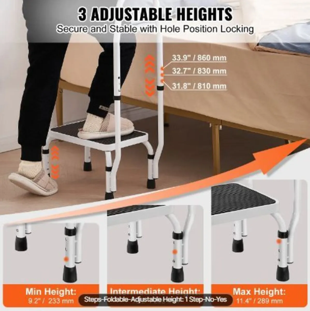 Step Stool 1-Step 150KG Capacity - Image 2