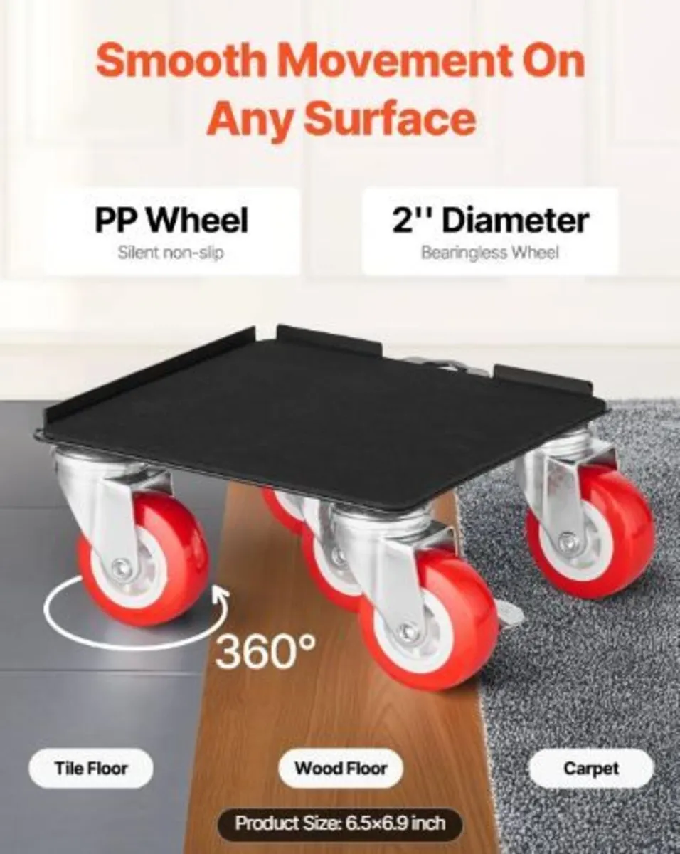 Furniture Dolly, Maximum Load 3474 lbs - Image 3