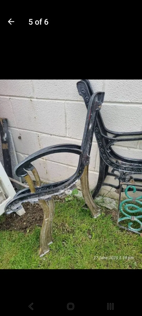 Cast Iron Bench Ends - Image 2