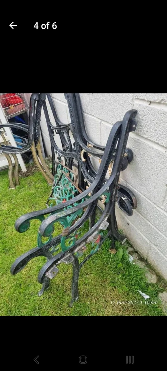 Cast Iron Bench Ends - Image 3