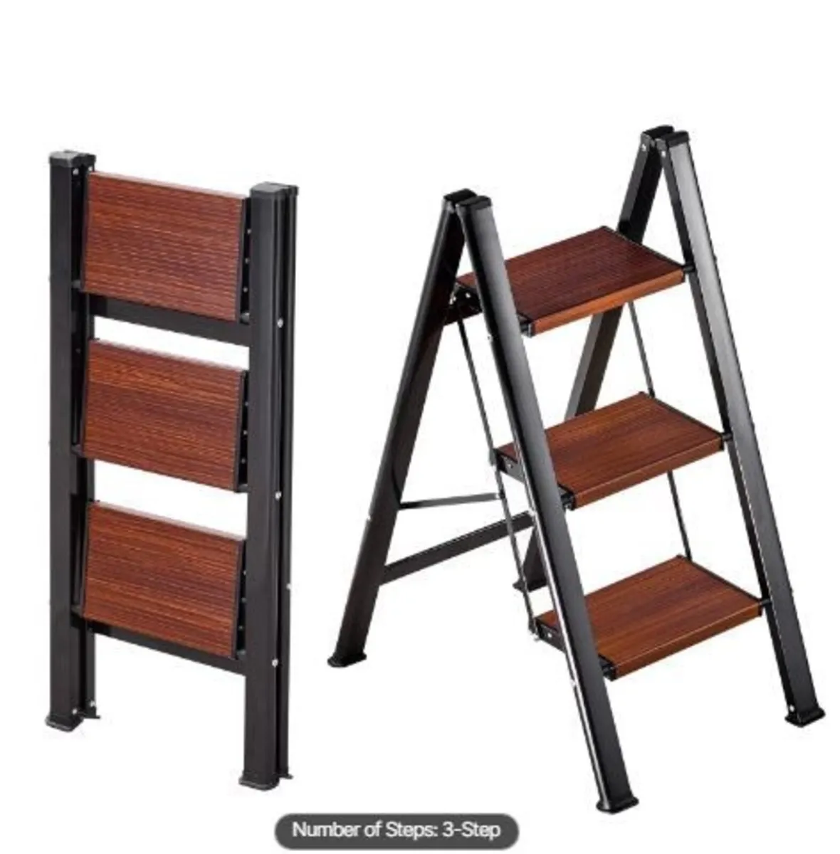 3 Step Ladder, Folding Step Stool - Image 3