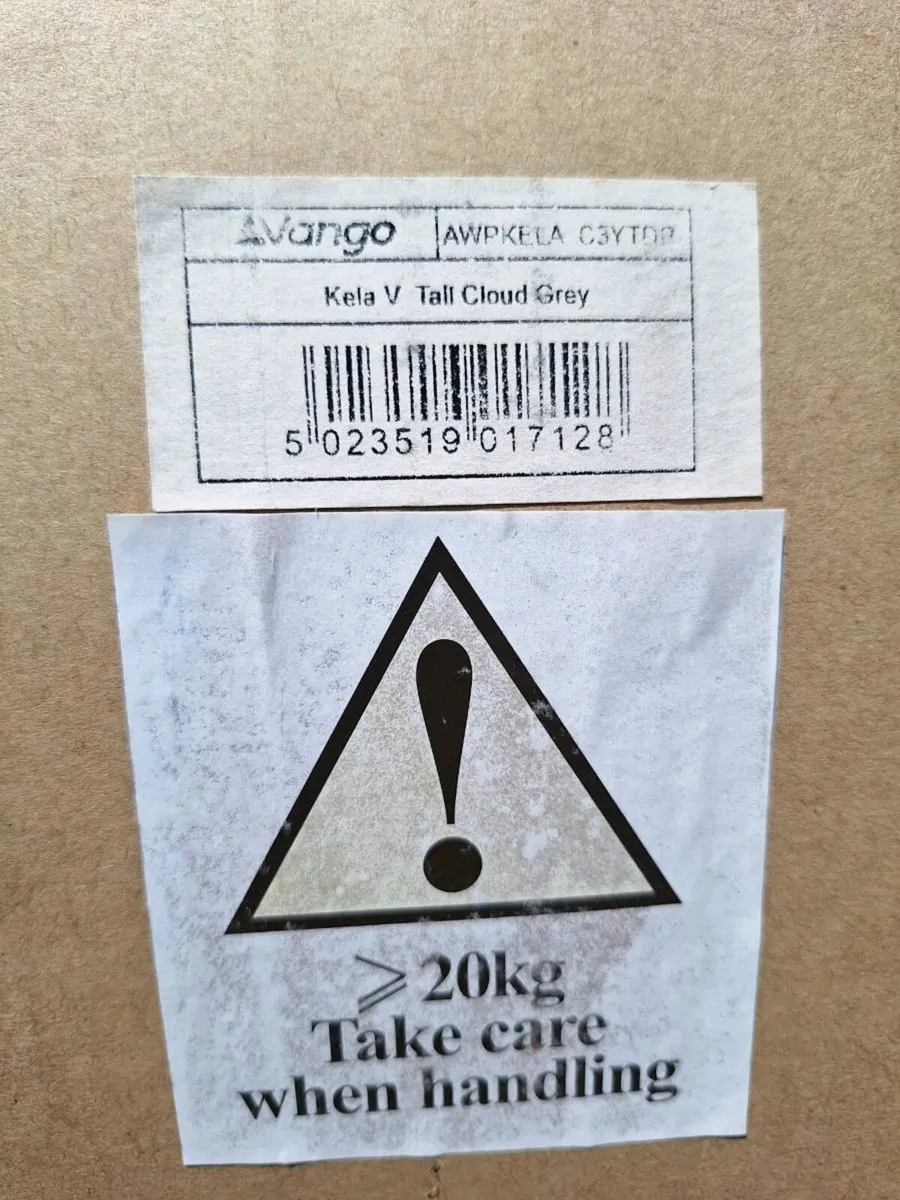 New (unopened) Vango Kela V Tall drive away air aw - Image 3