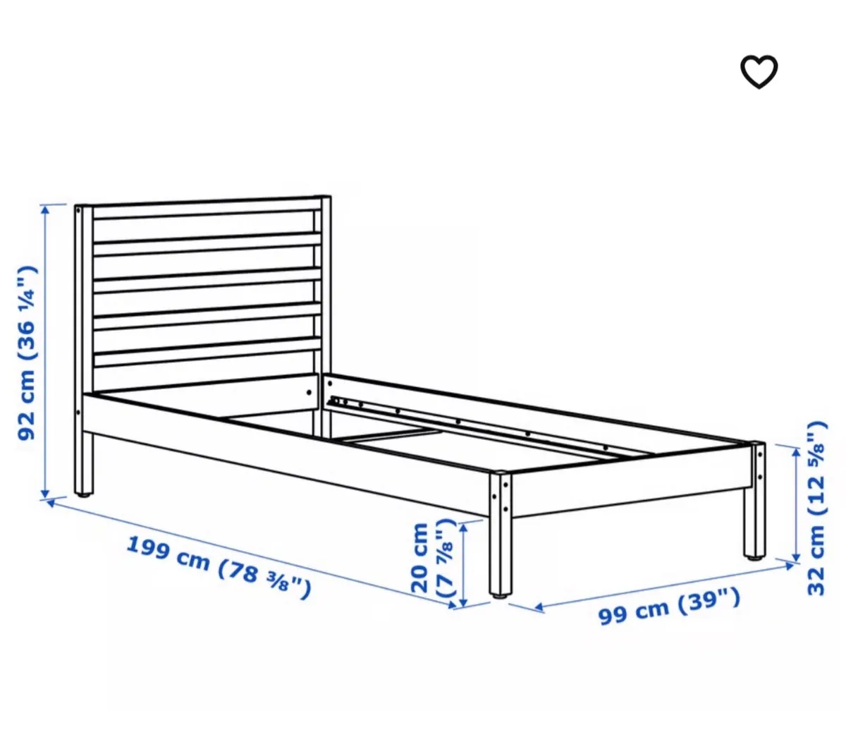 5 Single bed frames - Image 1