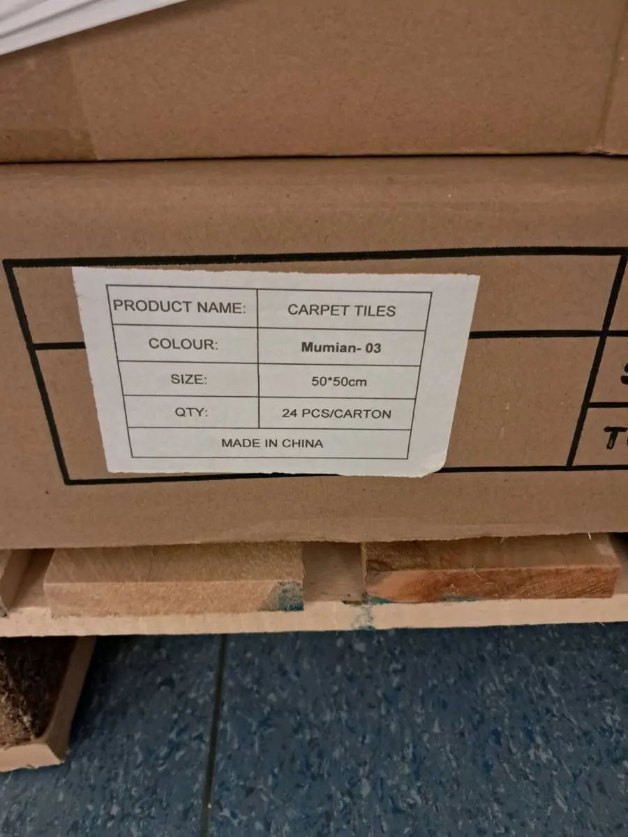 Brand New Commercial Carpet Tiles – 144m2 -Grey. - Image 1