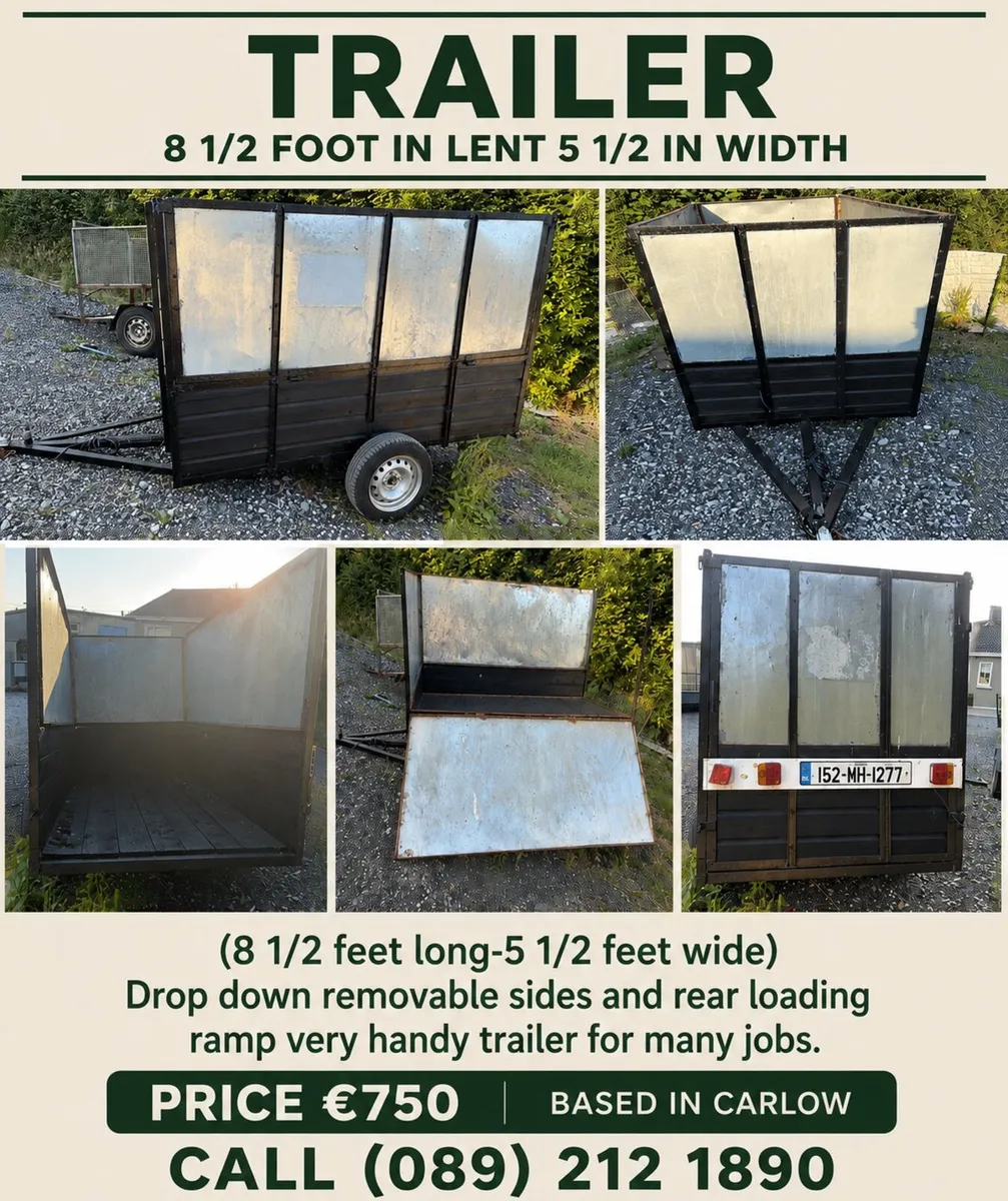 2 TRAILERS FOR SALE - Image 1