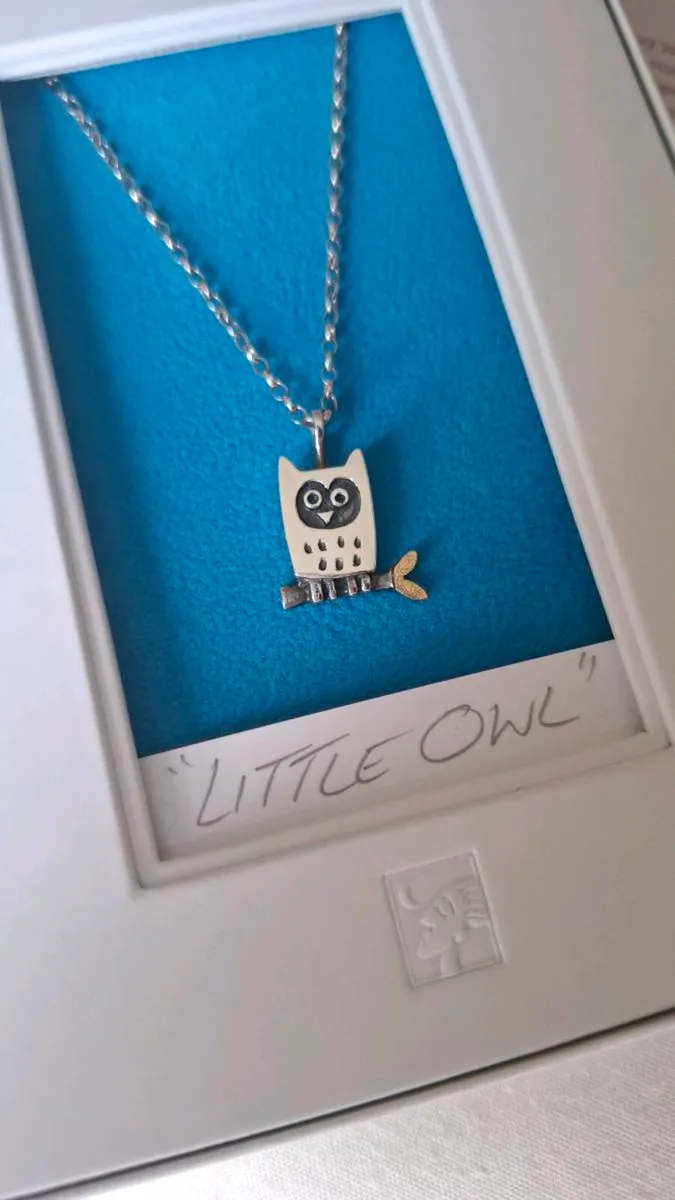 Alan Ardiff Little Owl Pendant Necklace - Image 1