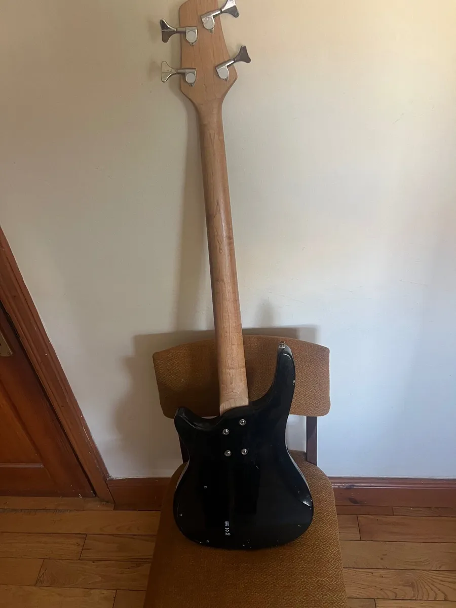 4-String Electric Bass Guitar – Black - Image 3