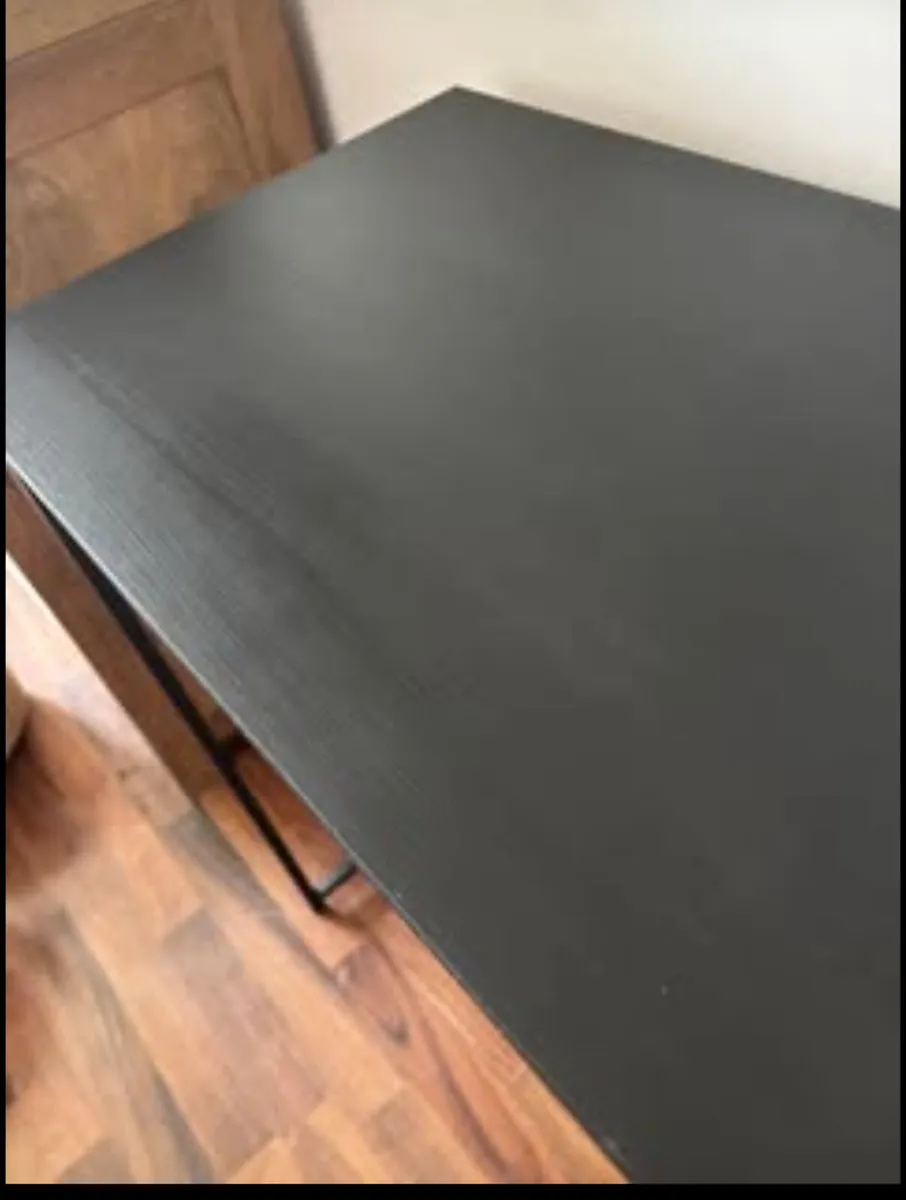 Minimalist Black Desk / Console Table - Image 3