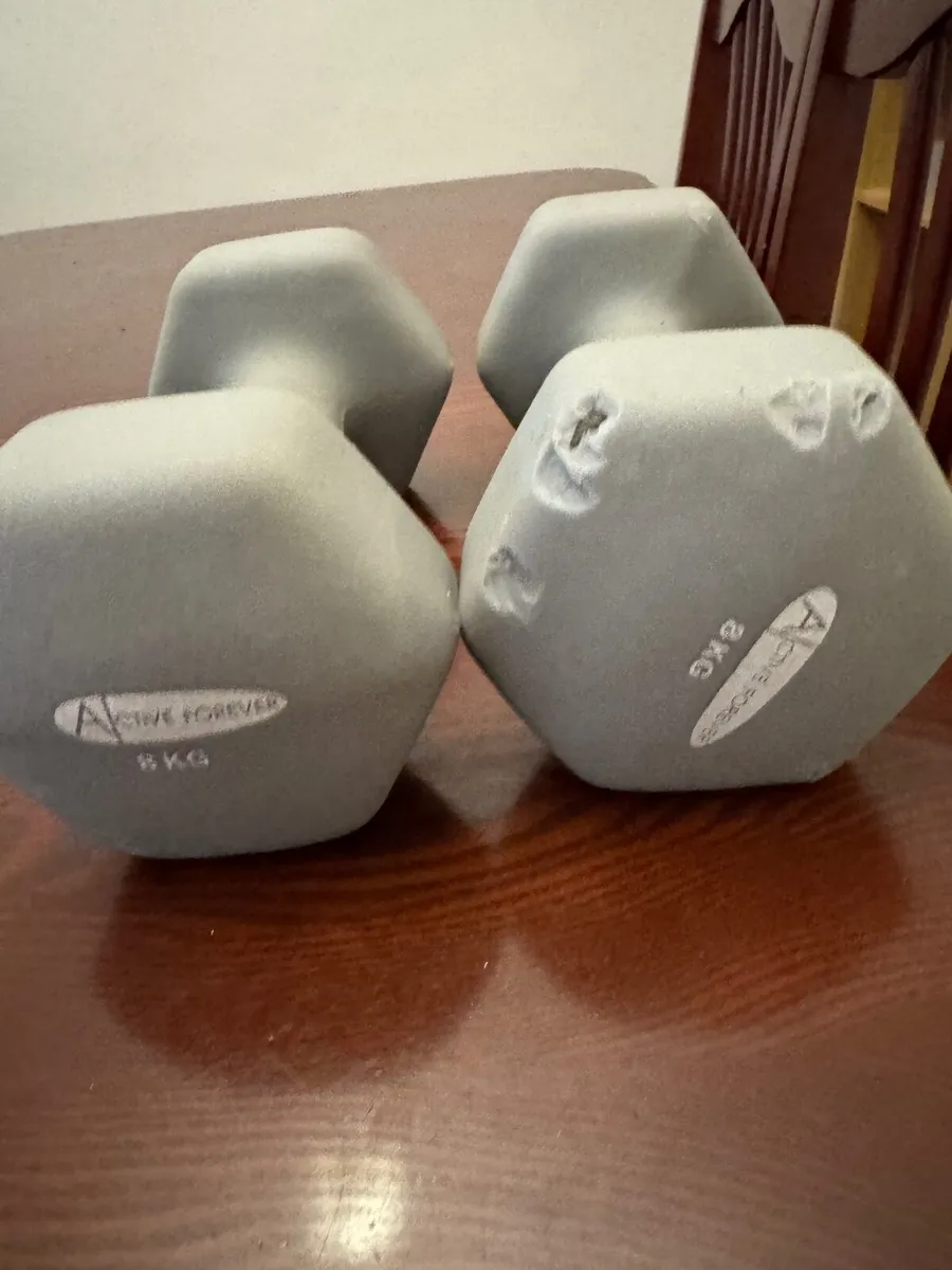 Dumbbells (3kg and 8kg sets) - Image 2