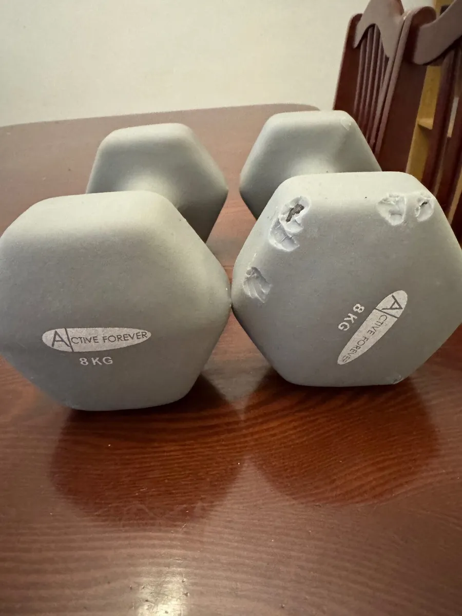 Dumbbells (3kg and 8kg sets) - Image 3