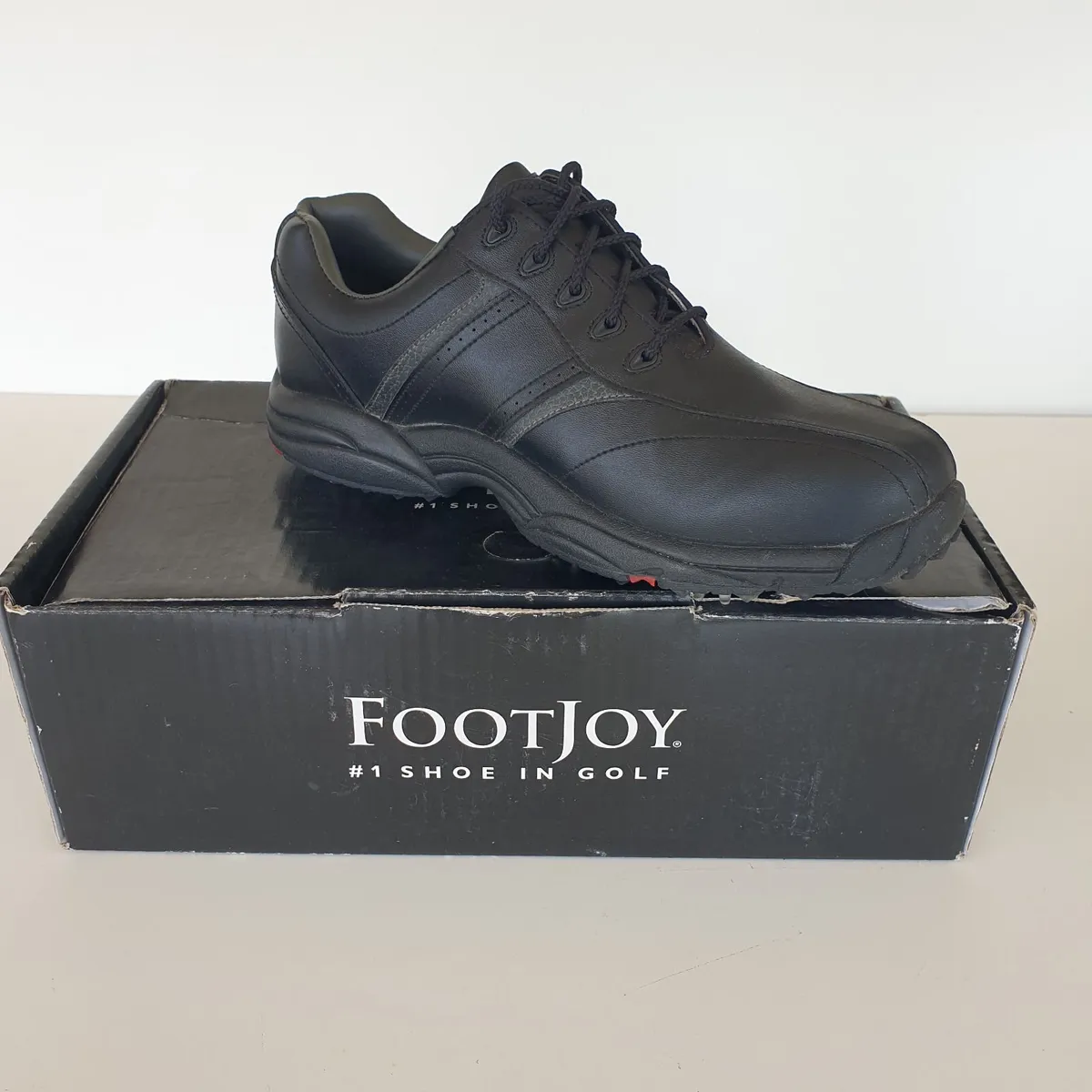 Footjoy Greenjoy black golf shoes size 8 EU 42 NEW - Image 1