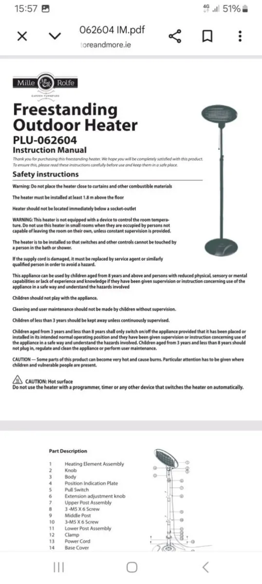 Patio Heater - Image 2