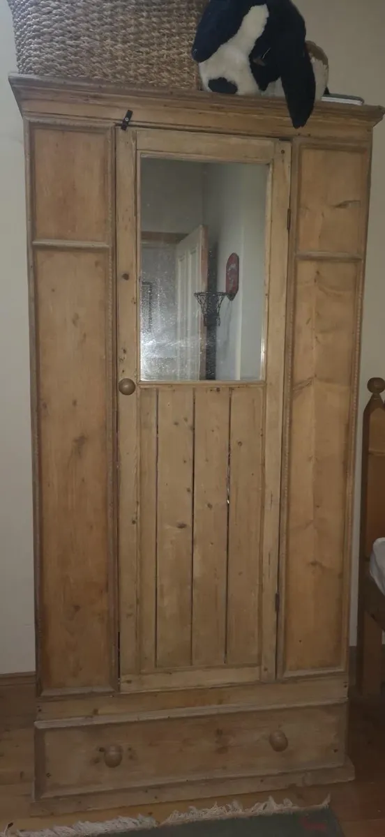 Antique Pine Wardrobe