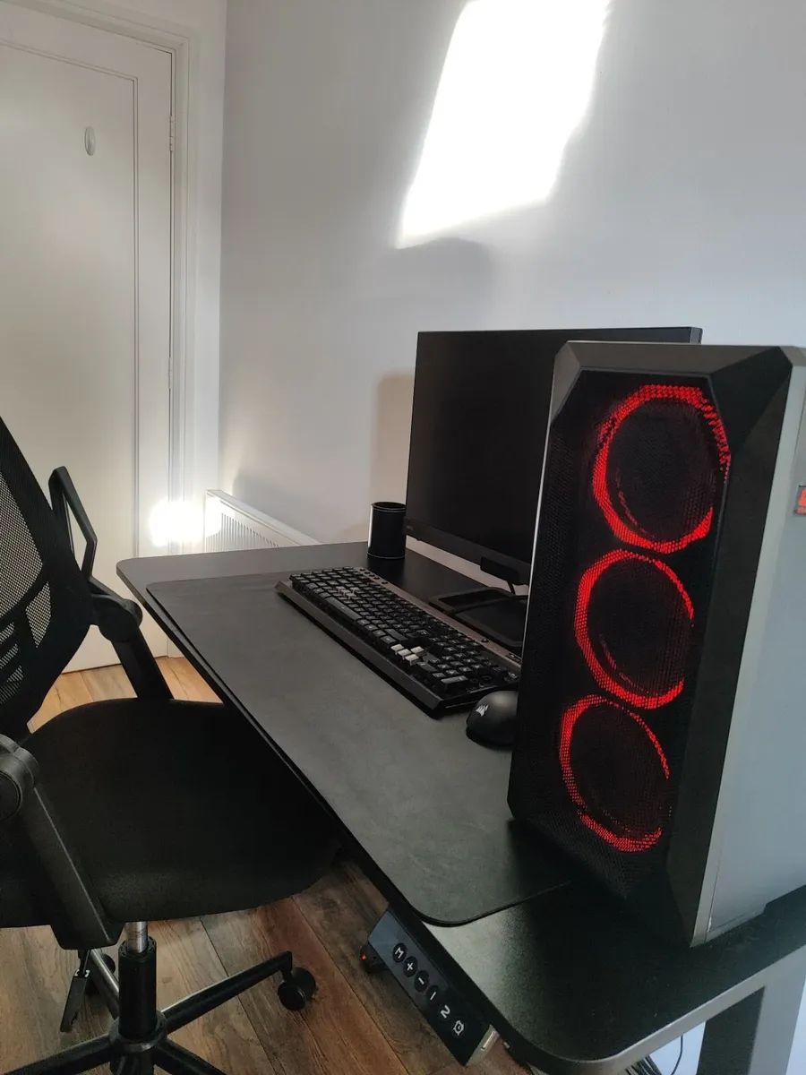 Full Gaming Setup - RTX3060, BenQ, Standing Desk - Image 1