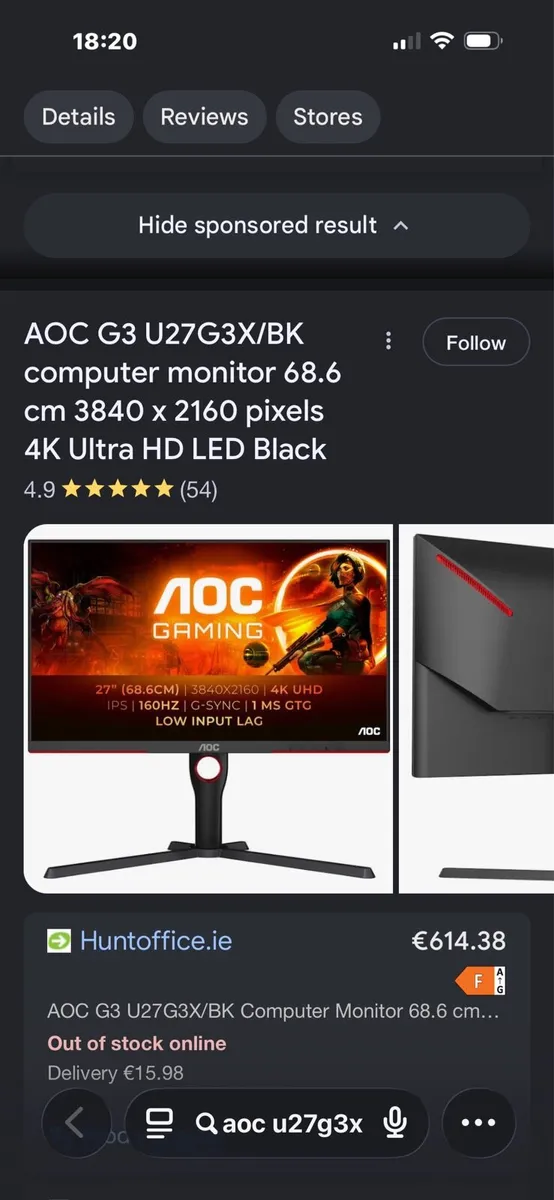 AOC 4k 160 hz mini led gaming and pro monitor - Image 3