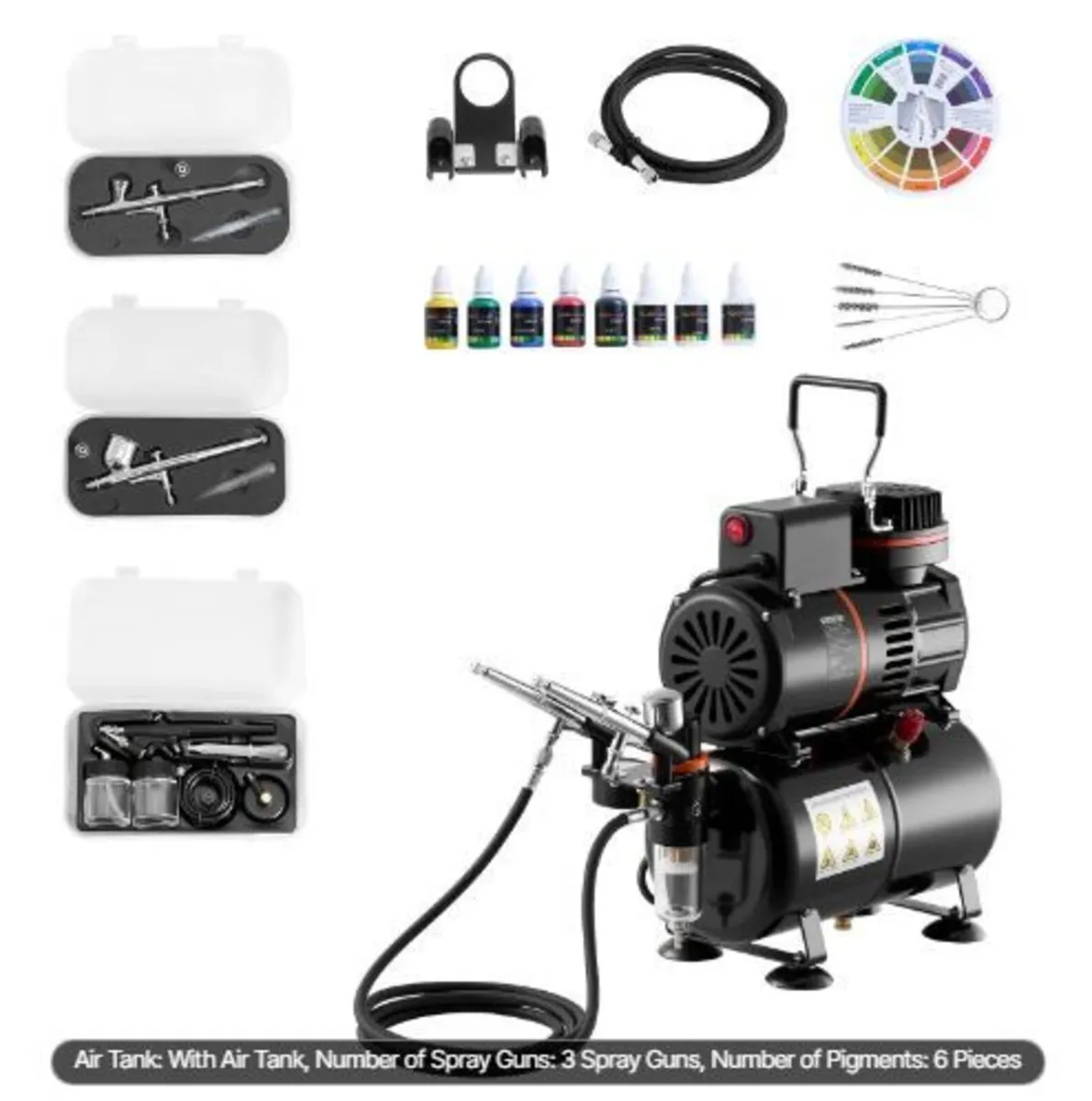 Airbrush Kit, 1/6 HP, Air Brush Kit - Image 1