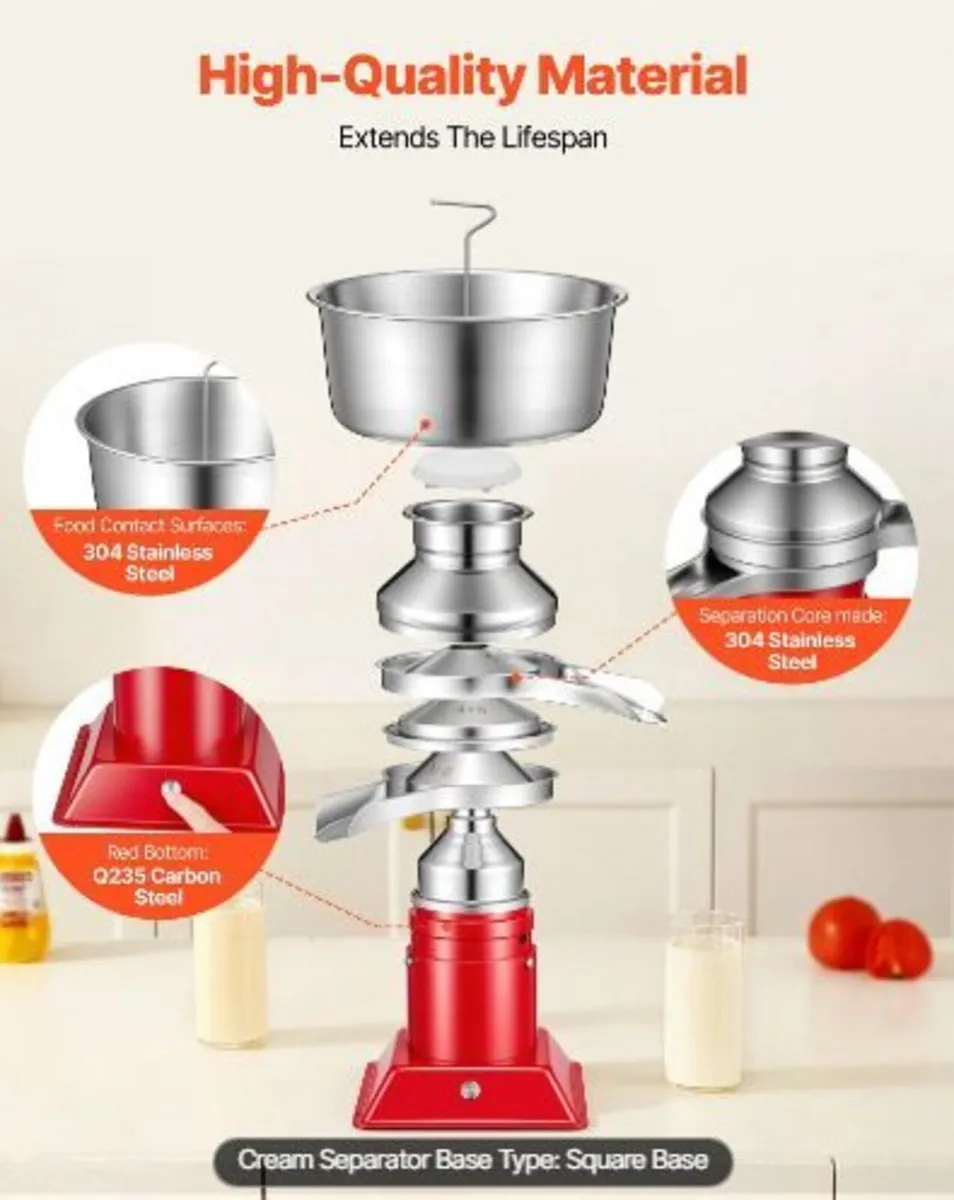 Electric Milk Cream Separator - Image 3