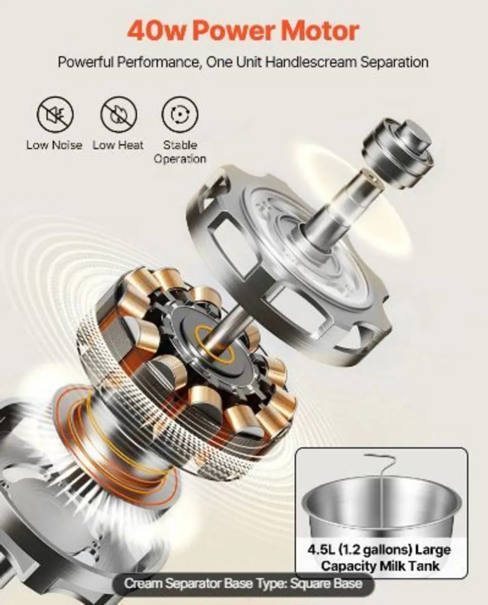 Electric Milk Cream Separator - Image 2