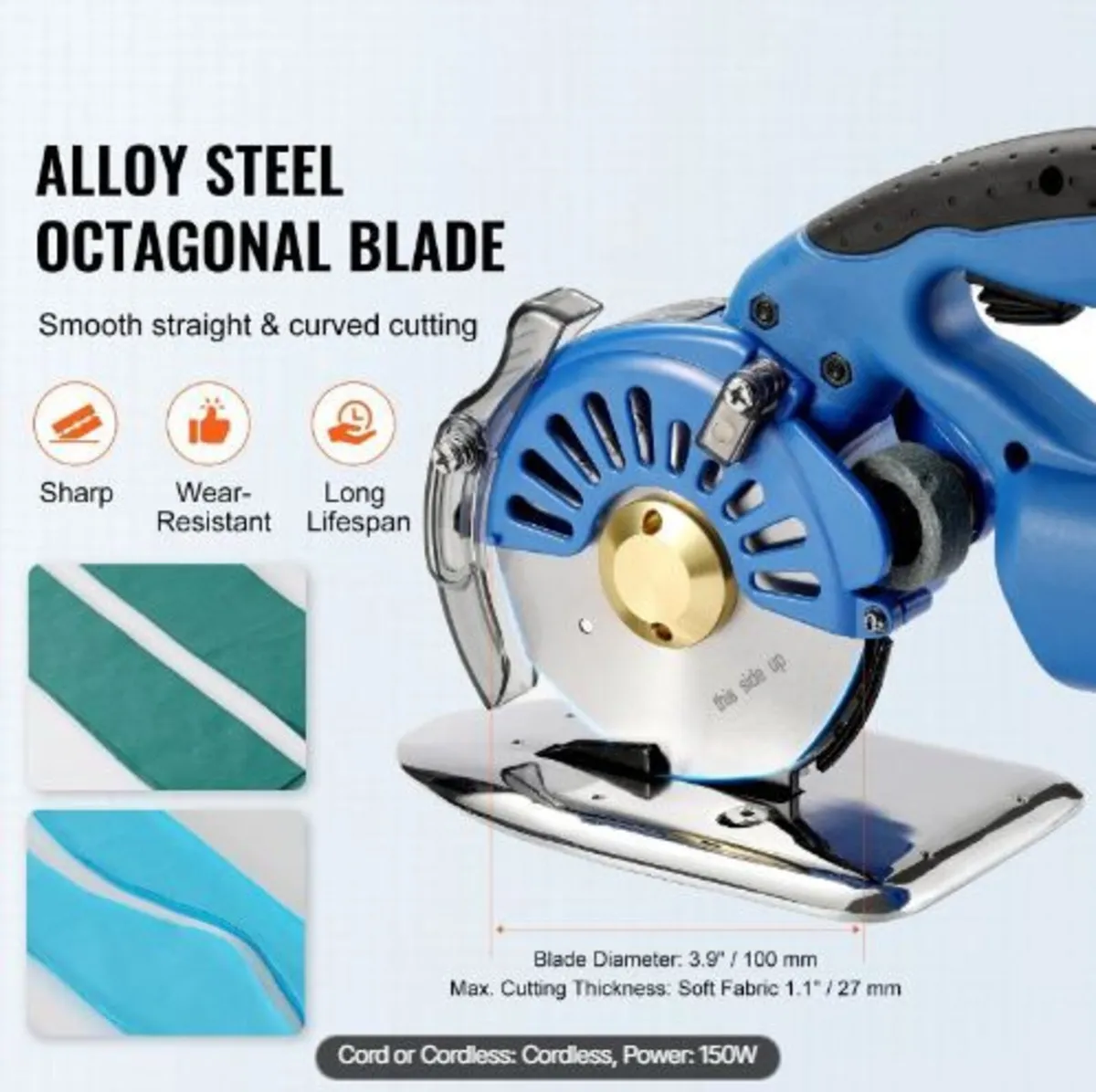 Fabric Cutter, 5-Speed Cordless Electric - Image 4