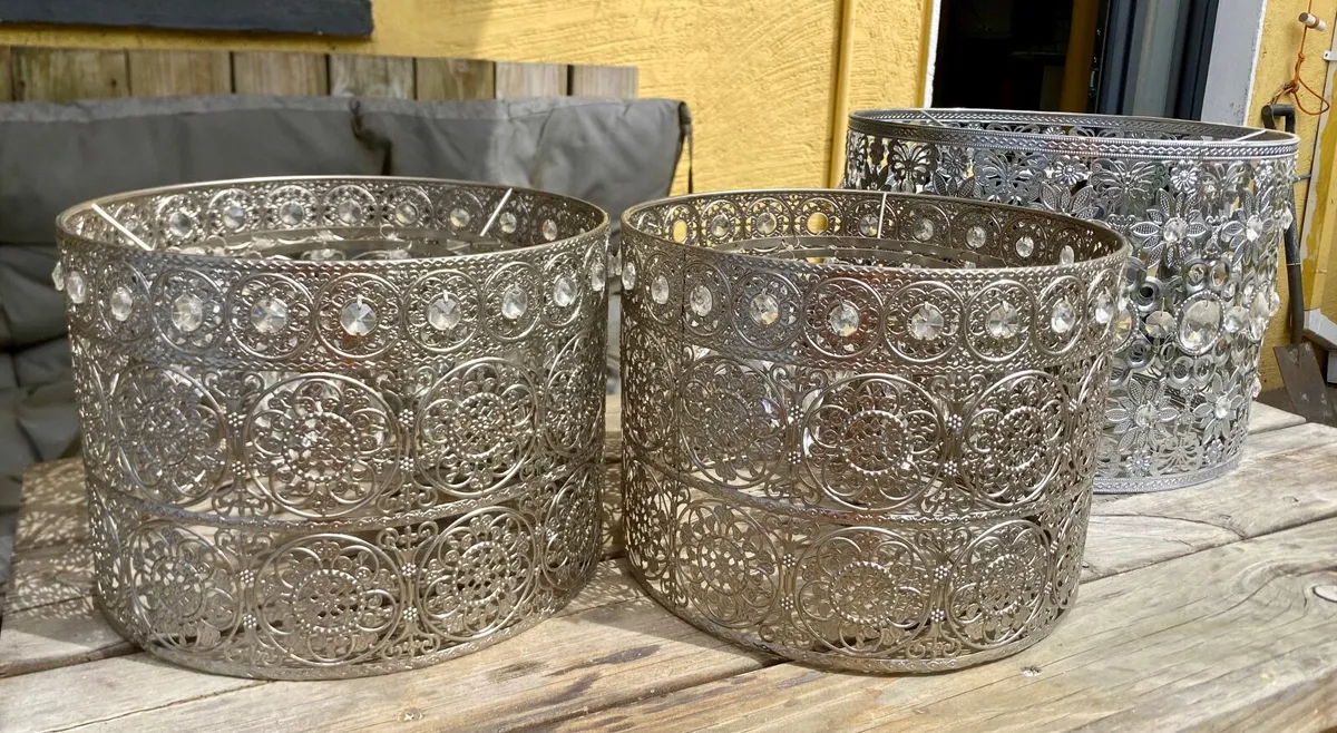 Chandelier Moroccan-Style Lampshades x 5 - Image 4