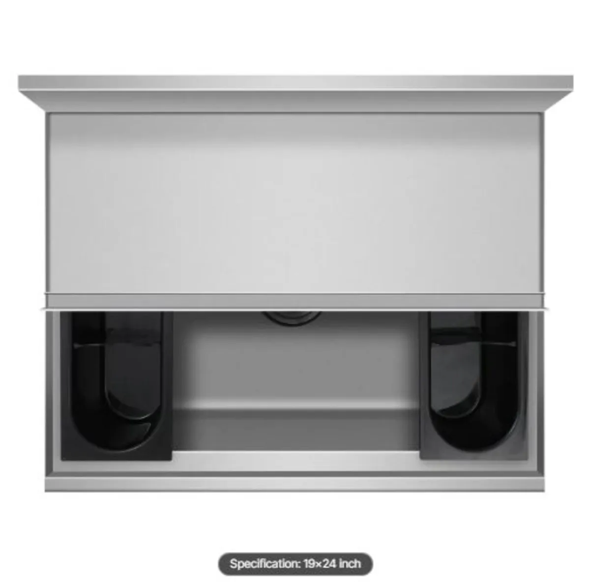 Commercial Ice Bin,61 L Underbar Ice Bin,24 x19x37 - Image 3