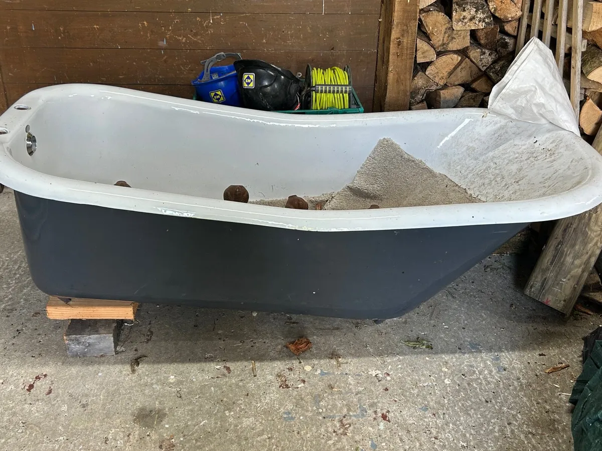 Bath.. freestanding cast iron - Image 1