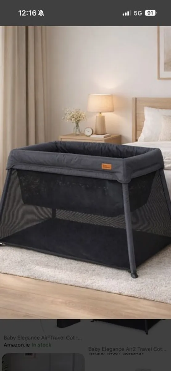 Baby Travel Cot - Image 1